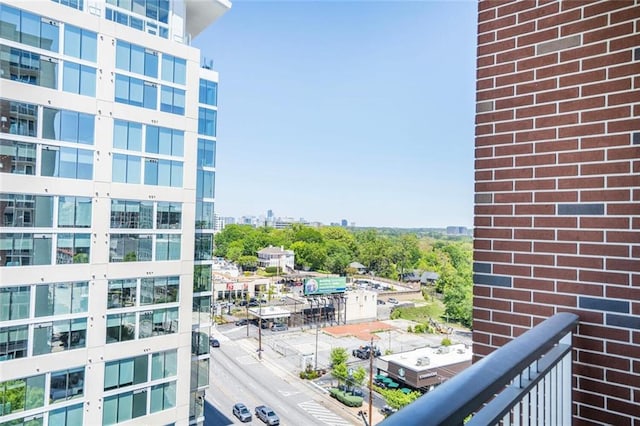 1820 Peachtree St NW Unit 1008, Atlanta, GA 30309 - balcony featuring a city view