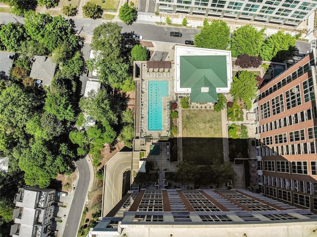 1820 Peachtree St NW Unit 1008, Atlanta, GA 30309 - aerial view of a pool