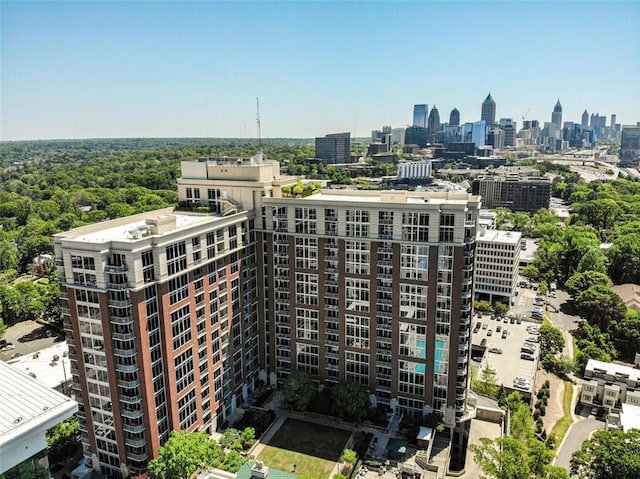 1820 Peachtree St NW Unit 1008, Atlanta, GA 30309 - drone / aerial view of city skyline