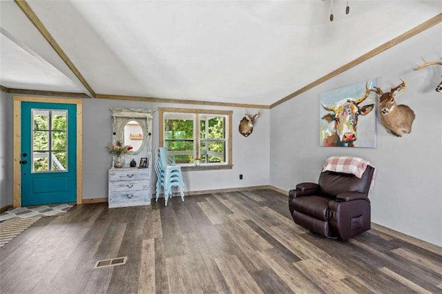 437 Crabapple Rd, Dahlonega, GA 30533 - sitting room featuring wood finished floors and baseboards