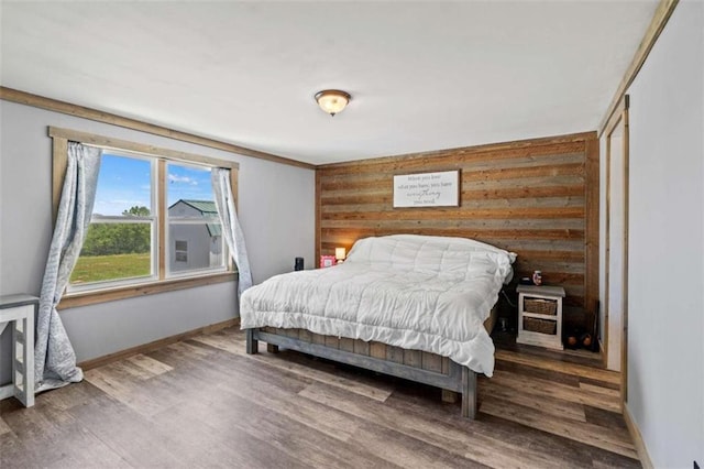 437 Crabapple Rd, Dahlonega, GA 30533 - bedroom featuring wood finished floors and baseboards
