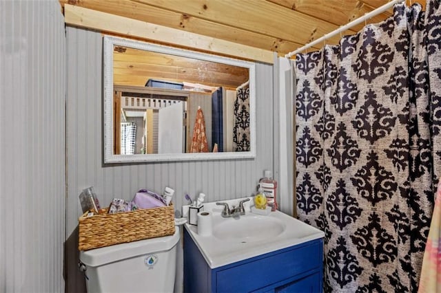 437 Crabapple Rd, Dahlonega, GA 30533 - bathroom with vanity and a shower with shower curtain