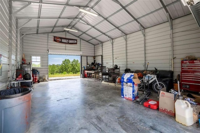 437 Crabapple Rd, Dahlonega, GA 30533 - garage with metal wall