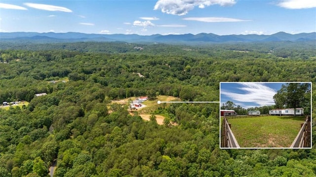 437 Crabapple Rd, Dahlonega, GA 30533 - bird's eye view of a mountain backdrop
