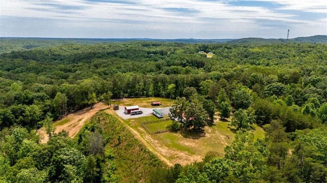 437 Crabapple Rd, Dahlonega, GA 30533 - aerial view of a heavily wooded area
