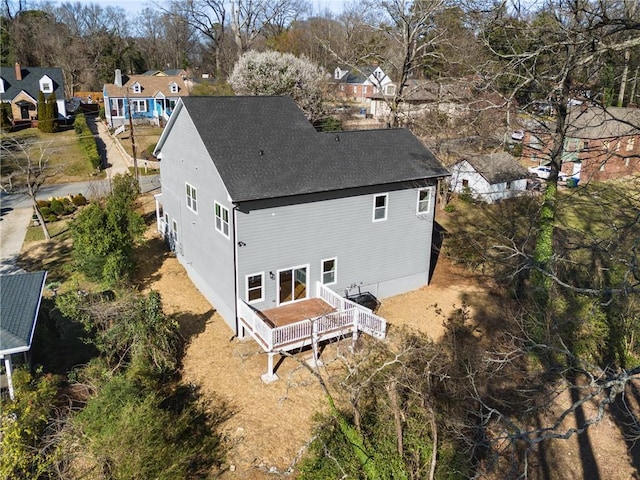 birds eye view of property featuring a residential view