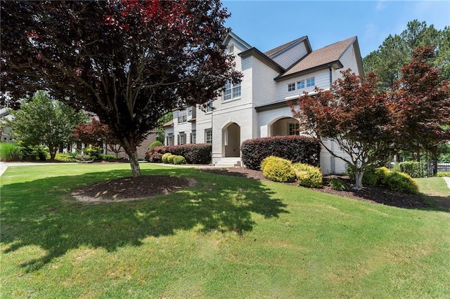 183 Applewood Ln, Acworth, GA 30101 - view of front of home with a front yard
