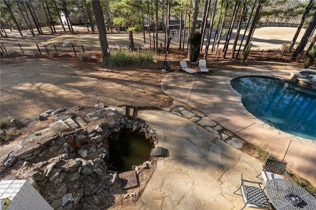183 Applewood Ln, Acworth, GA 30101 - view of swimming pool with a pool with connected hot tub and a patio