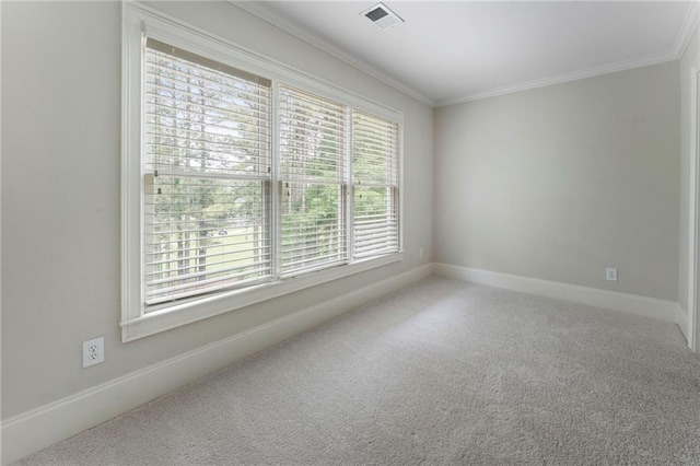 183 Applewood Ln, Acworth, GA 30101 - empty room featuring ornamental molding, carpet floors, and baseboards
