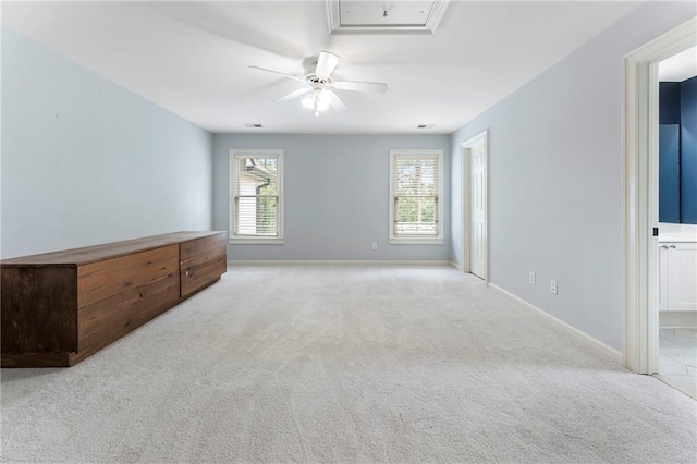 183 Applewood Ln, Acworth, GA 30101 - unfurnished bedroom featuring carpet floors, baseboards, and ceiling fan