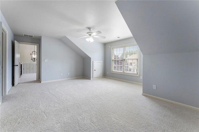 183 Applewood Ln, Acworth, GA 30101 - bonus room with a ceiling fan, lofted ceiling, carpet floors, and baseboards