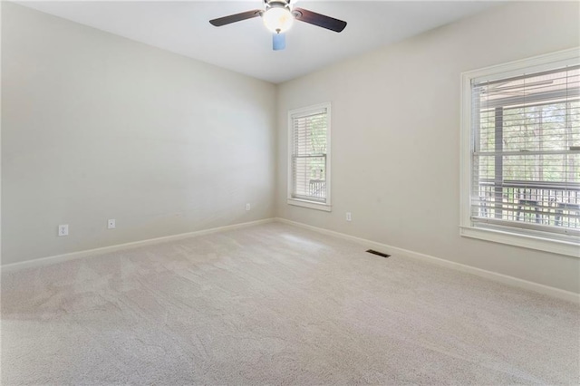 183 Applewood Ln, Acworth, GA 30101 - carpeted empty room with ceiling fan and baseboards