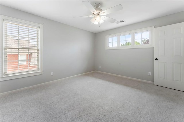 183 Applewood Ln, Acworth, GA 30101 - carpeted spare room featuring a ceiling fan and baseboards
