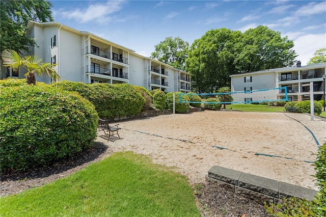 view of community with volleyball court