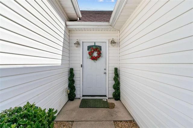 view of entrance to property