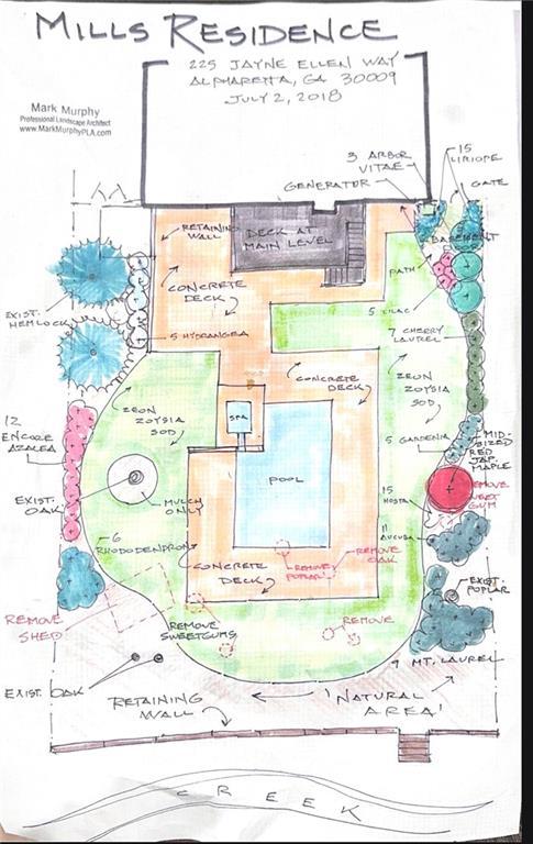 225 Jayne Ellen Way, Alpharetta, GA 30009 - view of floor plan / room layout