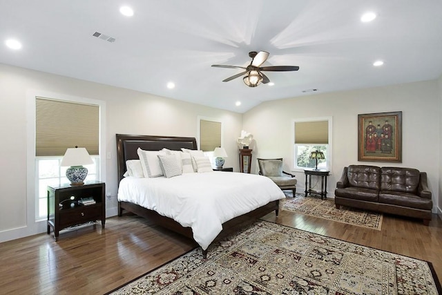 225 Jayne Ellen Way, Alpharetta, GA 30009 - bedroom with wood finished floors, recessed lighting, and ceiling fan