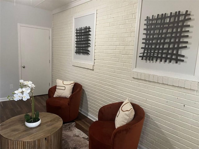 2135 Niskey Lake Rd SW, Atlanta, GA 30331 - living area with baseboards and wood finished floors