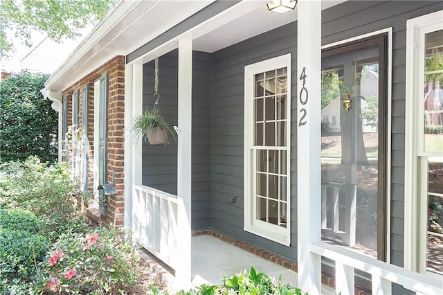 402 Roswell Green Ln, Roswell, GA 30075 - property entrance with covered porch and brick siding