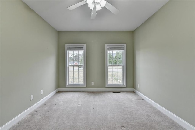 3426 Olivia Grace Way, Dacula, GA 30019 - carpeted spare room with a ceiling fan and baseboards