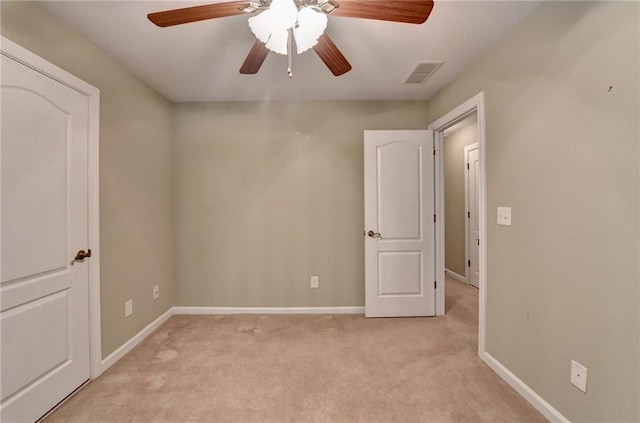 3426 Olivia Grace Way, Dacula, GA 30019 - unfurnished bedroom with light carpet, baseboards, and a ceiling fan