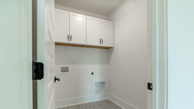 1514 Gatekeeper Ter, Marietta, GA 30066 - laundry area featuring cabinet space, hookup for a washing machine, hookup for an electric dryer, and baseboards