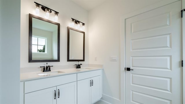 1514 Gatekeeper Ter, Marietta, GA 30066 - bathroom featuring double vanity
