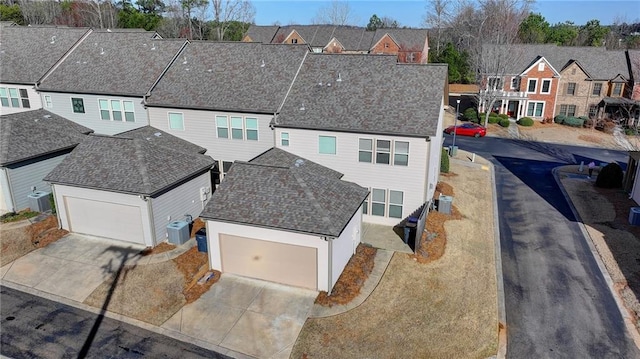 bird's eye view featuring a residential view