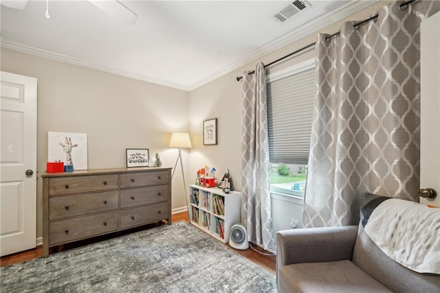 177 Coopers Pond Dr, Lawrenceville, GA 30044 - living area with ornamental molding and wood finished floors