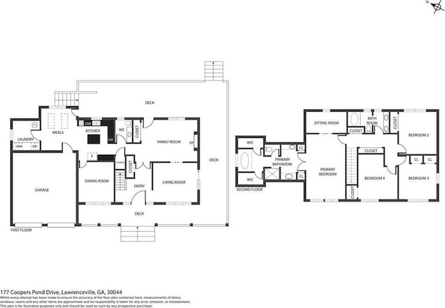 177 Coopers Pond Dr, Lawrenceville, GA 30044 - property floor plan