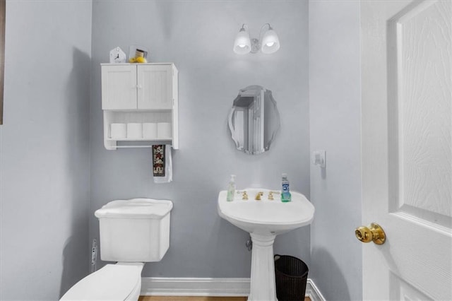 9035 Walnut Cove Ct, Gainesville, GA 30506 - bathroom with toilet and baseboards