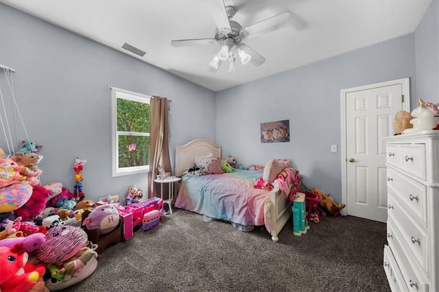 9035 Walnut Cove Ct, Gainesville, GA 30506 - bedroom with carpet and a ceiling fan