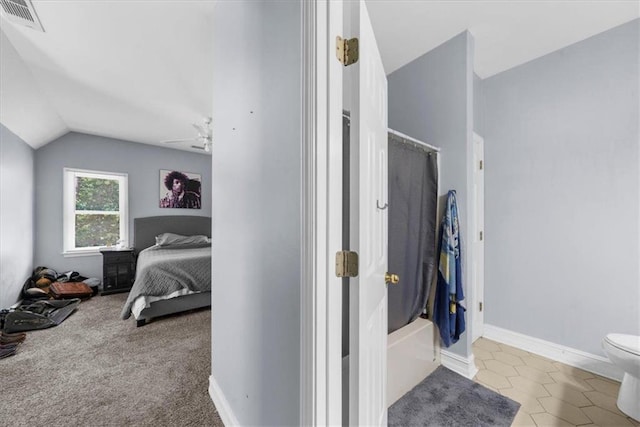 9035 Walnut Cove Ct, Gainesville, GA 30506 - bedroom with vaulted ceiling and baseboards