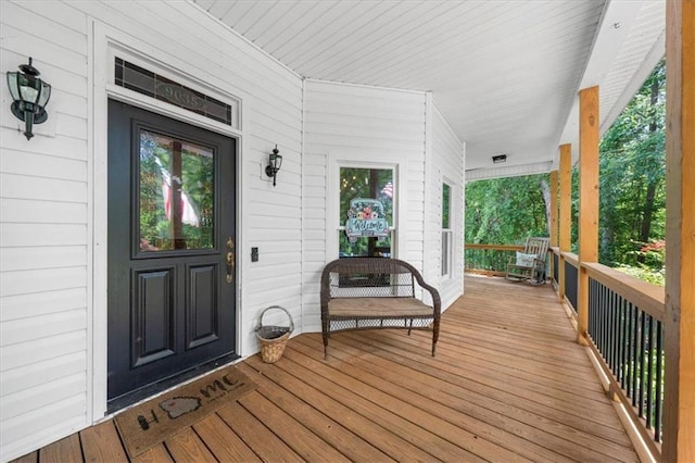 9035 Walnut Cove Ct, Gainesville, GA 30506 - view of wooden porch