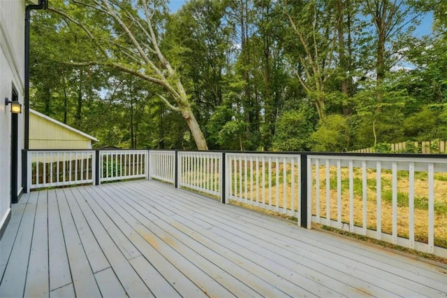 view of deck