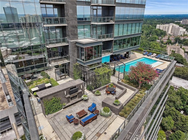 3630 Peachtree Rd NE Unit 3302, Atlanta, GA 30326 - aerial view with a city view