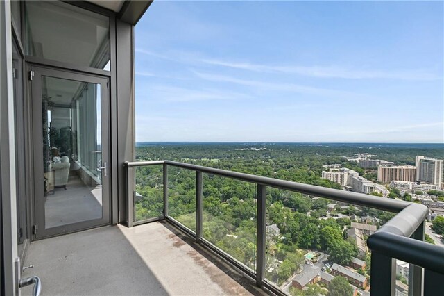 3630 Peachtree Rd NE Unit 3302, Atlanta, GA 30326 - view of balcony
