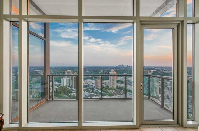 3630 Peachtree Rd NE Unit 3302, Atlanta, GA 30326 - interior space with expansive windows and a view of city