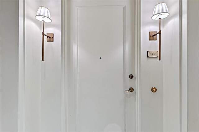 3630 Peachtree Rd NE Unit 3302, Atlanta, GA 30326 - hallway with baseboards and light wood-style flooring