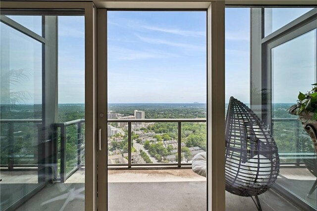 3630 Peachtree Rd NE Unit 3302, Atlanta, GA 30326 - property's view of city featuring a forest view