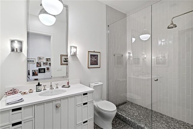 3630 Peachtree Rd NE Unit 3302, Atlanta, GA 30326 - bathroom featuring a tile shower