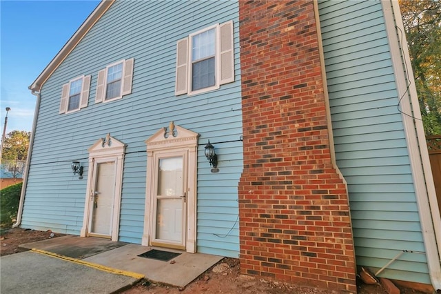 view of rear view of property