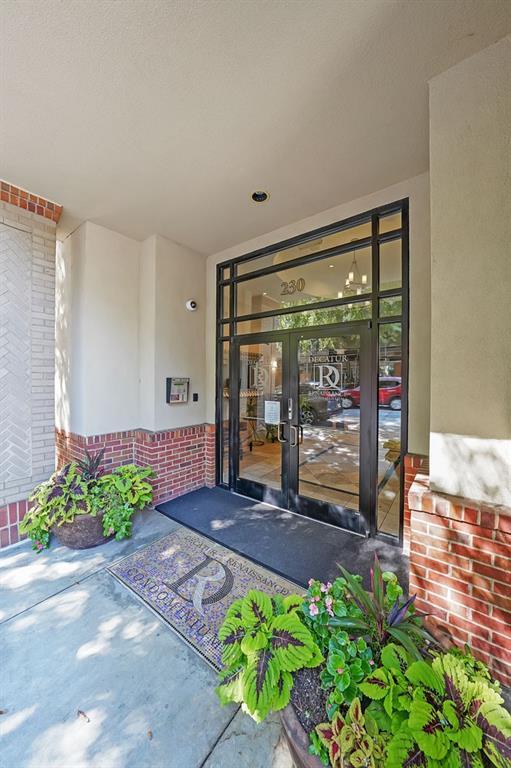 230 E Ponce De Leon Ave Unit 314, Decatur, GA 30030 - view of exterior entry with brick siding and stucco siding