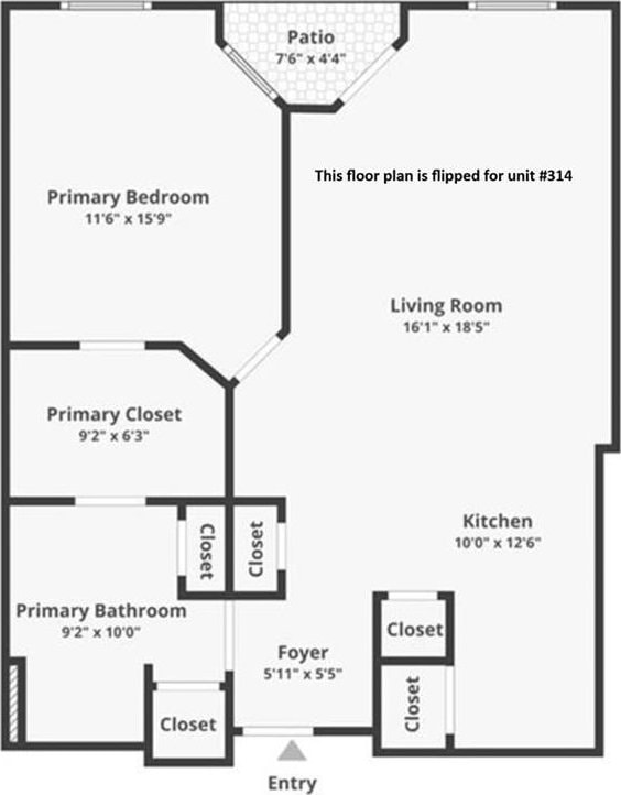 230 E Ponce De Leon Ave Unit 314, Decatur, GA 30030 - property floor plan