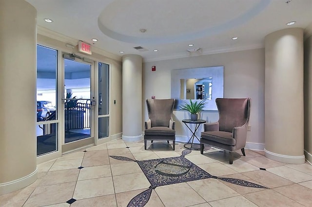 230 E Ponce De Leon Ave Unit 314, Decatur, GA 30030 - lobby featuring ornamental molding and recessed lighting
