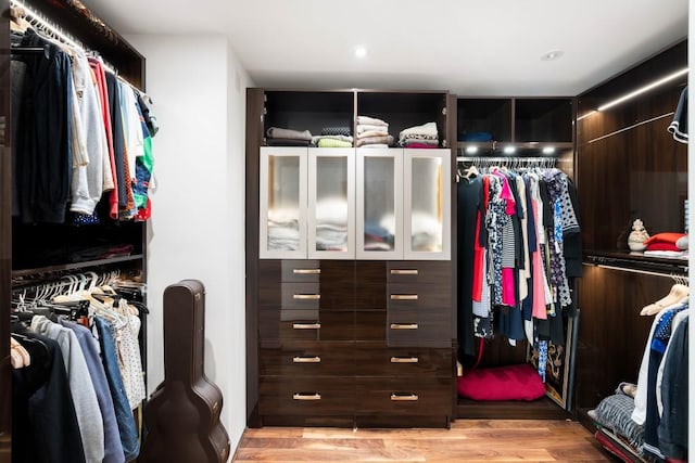 4070 Whitewater Creek Rd, Atlanta, GA 30327 - walk in closet featuring light wood-type flooring