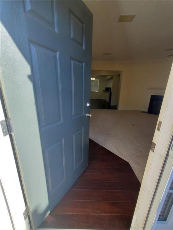 4215 Wildener Way, Cumming, GA 30041 - corridor featuring dark wood-type flooring