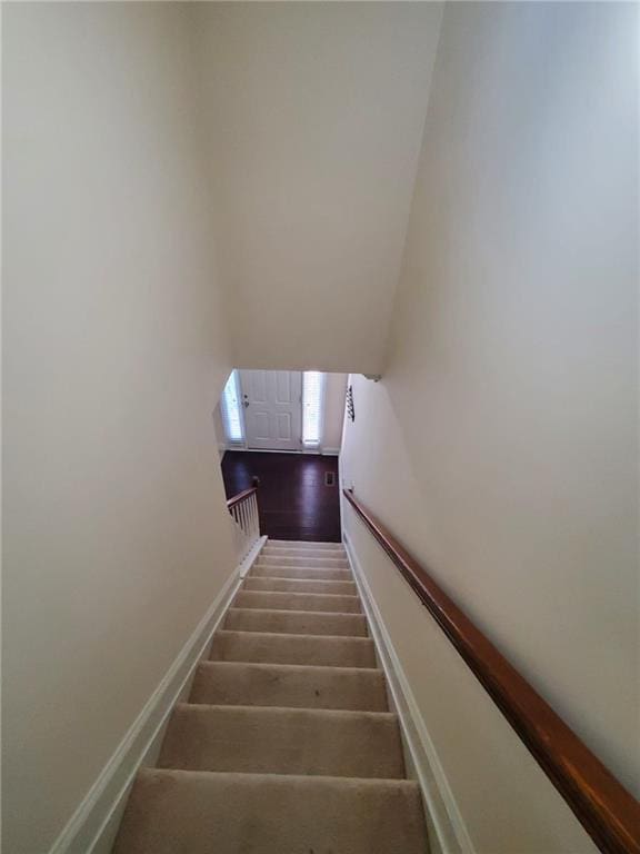 4215 Wildener Way, Cumming, GA 30041 - stairs featuring baseboards