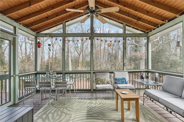 1241 Briarcliff Rd NE, Atlanta, GA 30306 - sunroom / solarium with a ceiling fan