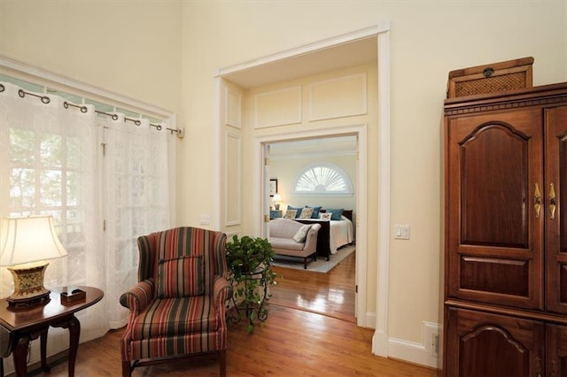 416 Mcdaniel St, Monroe, GA 30655 - living area with light wood finished floors and baseboards